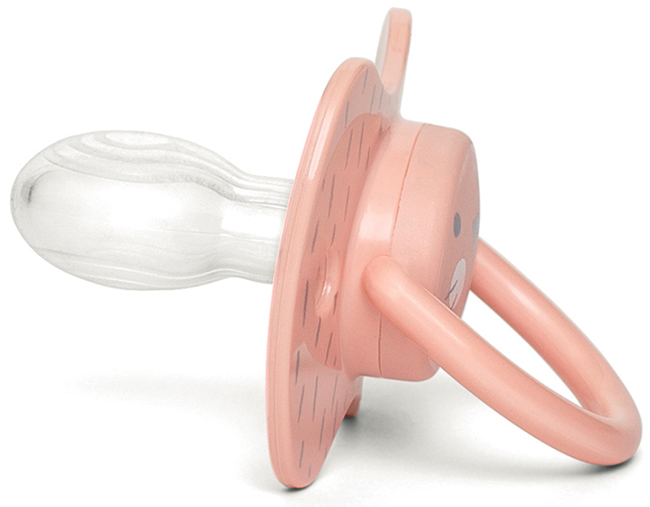 SUAVINEX HYGGE SUCCHIETTO ANATOMICO S +18 CONIGLIO ROSA