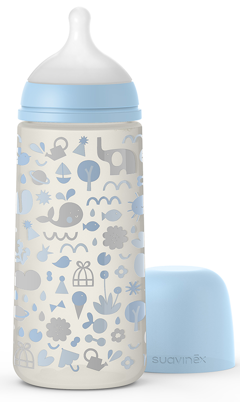 MEMORIES BIBERON DA 360 ML SILICONE SX PRO AZZURRO