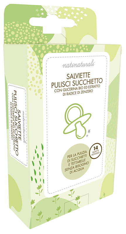 NATI NATURALI IGIENIZZA SUCCH 14 15 SALVIETTE MONOUSO