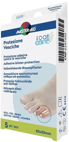 MASTER-AID FOOT CARE VESCICHE PROTEZIONE PER DITA 60X20 MM 5PEZZI