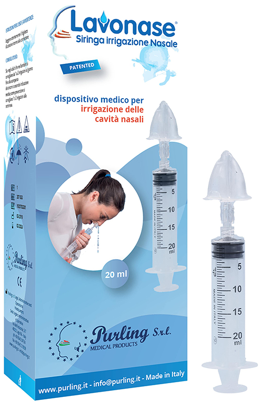 Lavonase Siringa per Irrigazione Nasale 20 ml