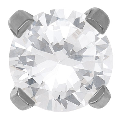 SYSTEM75 ZIRCONE CUBICO 4MM ACCIAO