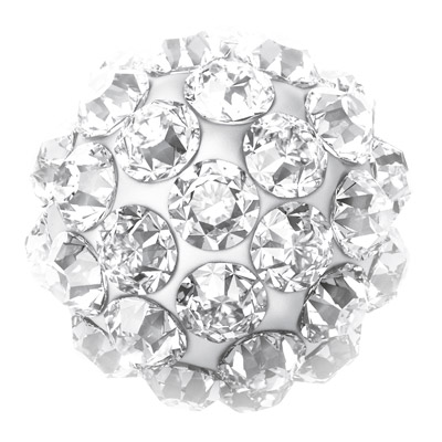 SYSTEM75 PALLINA 4,5MM DIAMANTATA CRISTALLO ACCIAIO