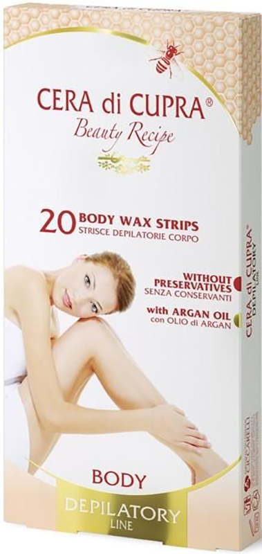 CERA DI CUPRA STRISCE DEPILATORIE CORPO 20 PZ