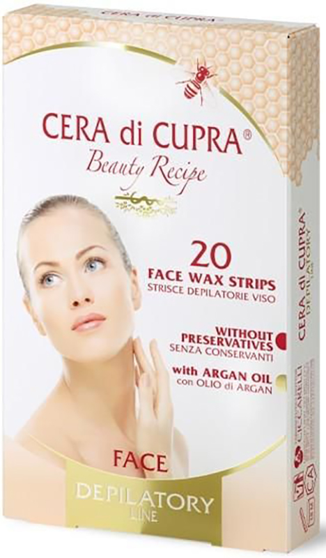 CERA DI CUPRA STRISCE DEPILATORIE VISO 20 PZ