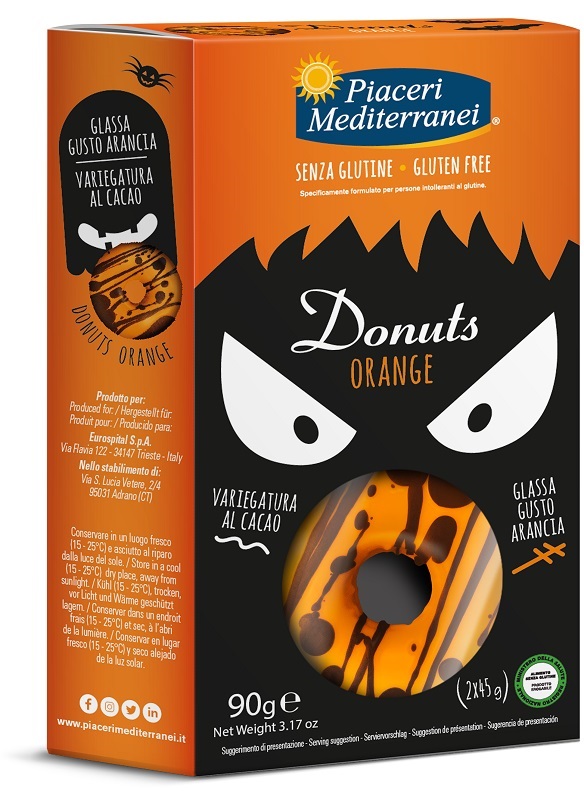 PIACERI MEDITERRANEI DONUTS ORANGE 90 G