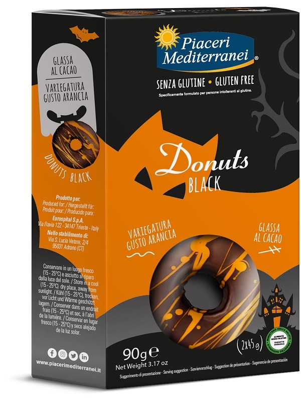 PIACERI MEDITERRANEI DONUTS BLACK 90 G