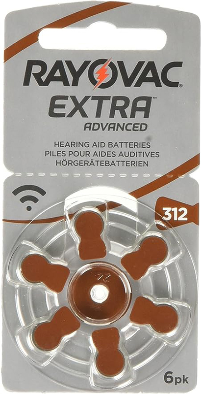 RAYOVAC BATTERIE ZINCO ARIO MODELLO 10 6 PEZZI