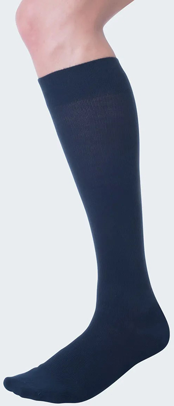 GAMBALETTO UOMO COTTON MED 18 MM HG BLACK 2