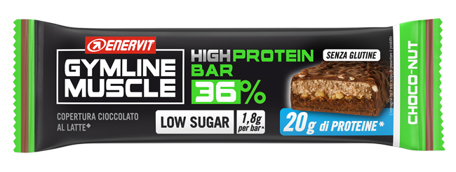 GYMLINE PROTEIN BAR 36 CHOCO NUT LS 55 G