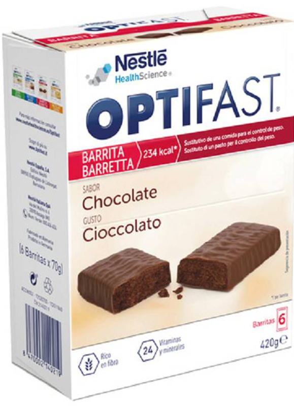 OPTIFAST BARRETTA AL CIOCCOLATO 6X65 G