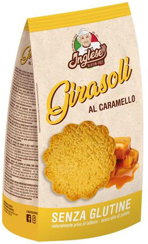 INGLESE GIRASOLI AL CARAMELLO BISCOTTI AL MAIS 300 G
