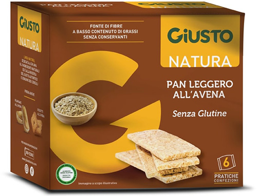GIUSTO SENZA GLUTINE PANLEGGERO ALL'AVENA 6 X 25 G
