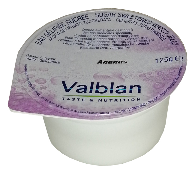 VALBLAN EAU GELIFICATA ZUCCHERATA ANANAS 125 G