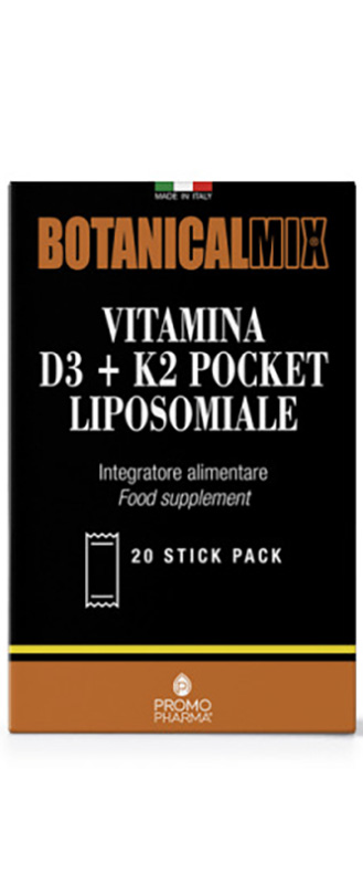 VITAMINA D3 + K2 POCKET BOTANICAL MIX 30 STICK