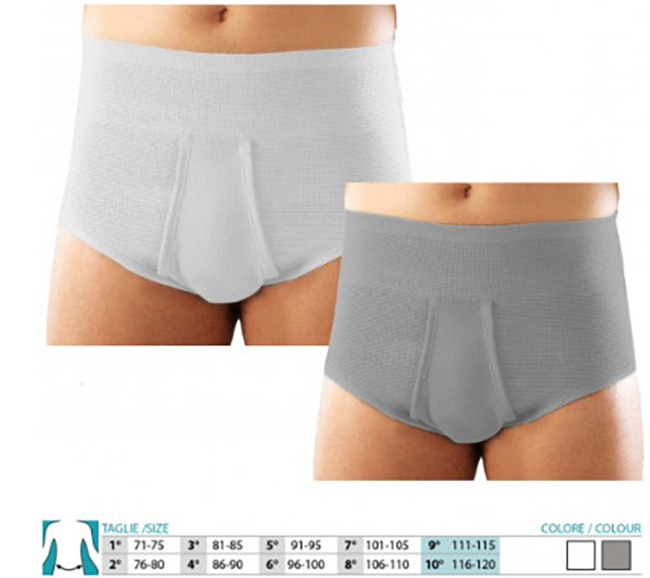 ORIONE 309 SLIP UOMO CONTENITIVO APERTO GRIGIO 4