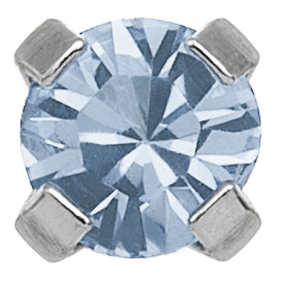 SYSTEM75 TIFFANY ACQMARINA 3MM ACCIAIO