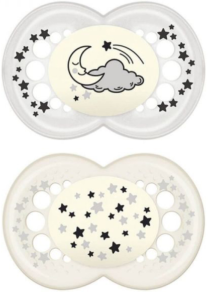MAM NIGHT SUCCHIETTO 6+ MESI SILICONE DOPPIO NEUTRO