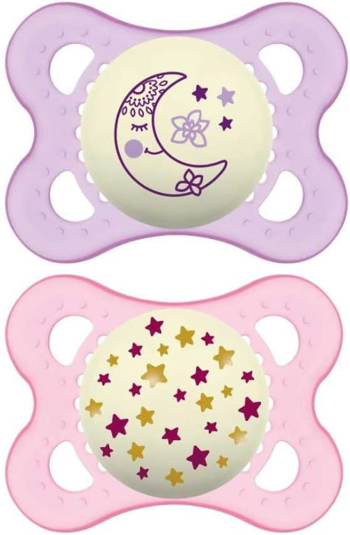 MAM NIGHT SUCCHIETTO 2-6 MESI SILICONE DOPPIO FEMMINA