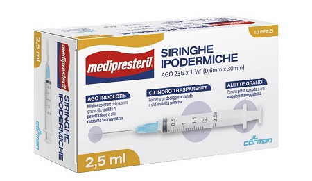 MEDIPRESTERIL SIRINGA 2,5ML