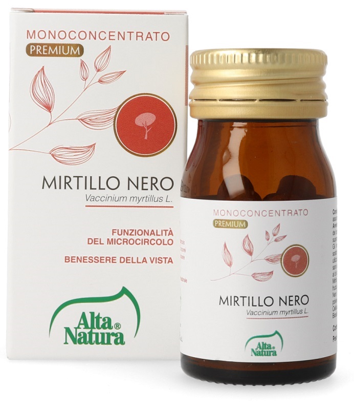 MIRTILLO NERO 60 COMPRESSE 450MG TERRANATA