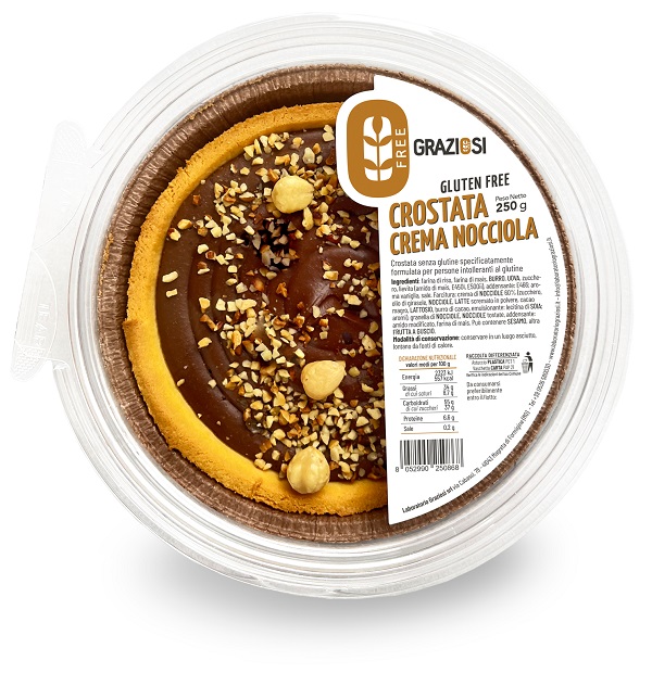 CROSTATA CREMA NOCCIOLA MEDIA 250 G