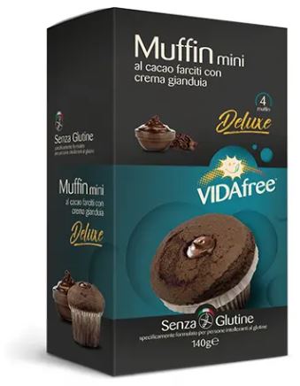 VIDAFREE MINIMUFFIN CREMA GIANDUIA 140 G