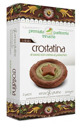 PREMIATA PASTICCERIA TRINACRIA CROSTATINA AL CACAO CON CREMAAL PISTACCHIO 150 G