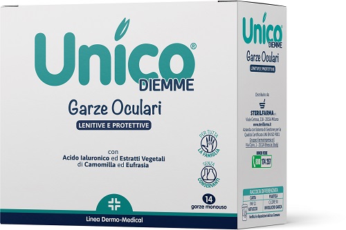UNICO GARZE OCULARI 14 PEZZI