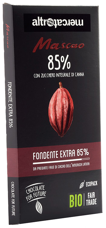 CIOCCOLATO MASCAO FONDENTE EXTRA 85% 100 G