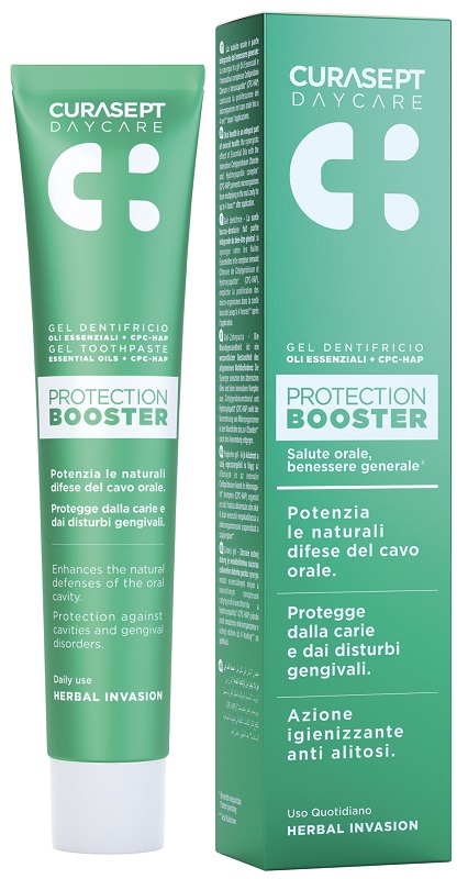 CURASEPT DAYCARE DENTIFRICIO PROTECTION BOOSTER HERBAL INVASION 75 ML