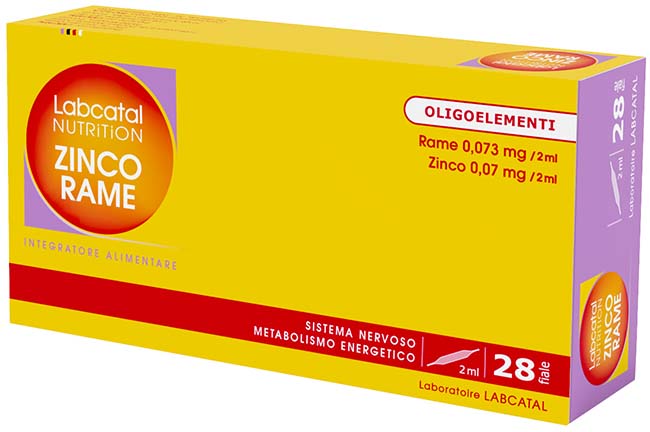 LABCATAL OLIGOSOL ZINCO RAME 28 FIALE 2 ML