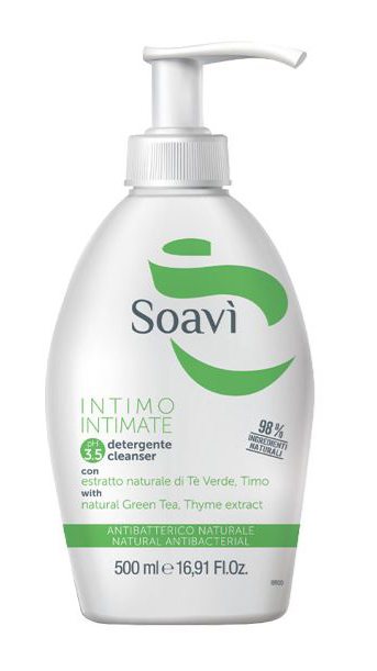 SOAVI INTIMO ANTIBATTERICO PH3,5 FLACONE CON DISPENSER 500ML