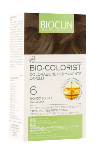 BIOCLIN BIO COLOR FAST&PERFECTION 6,0 BIONDO SCURO CREMA COLORANTE 60 ML + RIVELATORE IN CREMA 60 ML + BIO COLOR SHAMPOO10 ML + BIO COLOR MASCHERA 10 ML