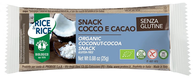 RICE & RICE SNACK COCCO CACAO 25 G