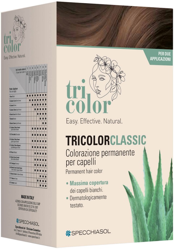 TRICOLOR CLASSIC 5,4 RAME 2 TUBI 50 ML + 2 SHAKER 50 ML + 4BUSTINE 8 ML