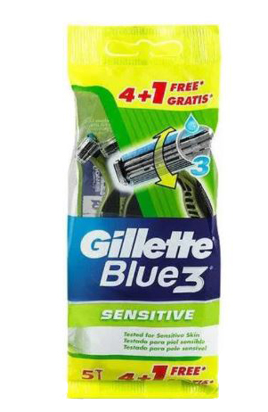 GILLETTE BLUE3 SENS 4 PEZZI + 1 G
