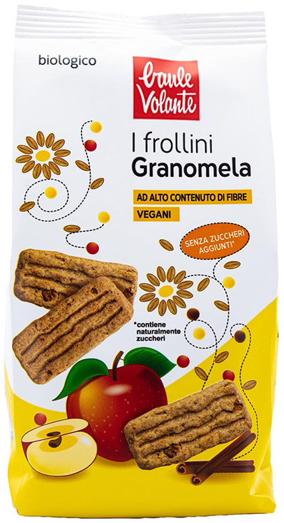 BENESSERE I GRANOMELA BISCOTTI INTEGRALI SENZA ZUCCHERI AGGIUNTI