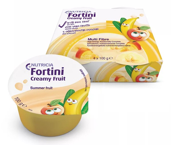 FORTINI CREAMY FRUIT MULTI FIBRE FRUTTI GIALLI 4X100 G