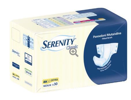 SERENITY PANNOLONE A MUTANDINA CLASSIC EXTRA XL 15 PEZZI