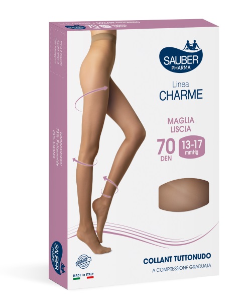 SAUBER CHARME COLLANT 70 DENARI TUTTONUDO ML NERO 4