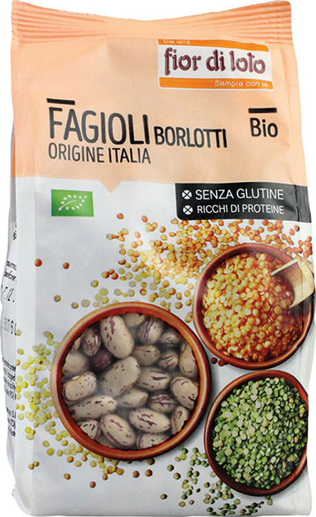 FAGIOLI BORLOTTI ITALIA SENZA GLUTINE BIO 400 G