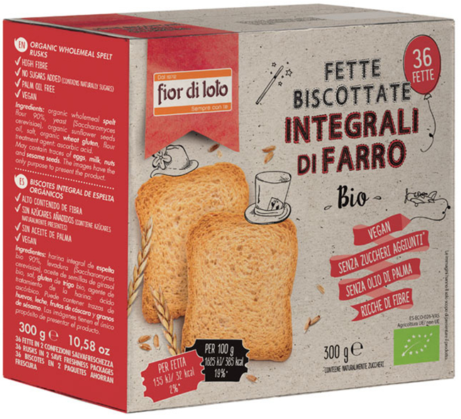 FETTE BISCOTTATE FARRO INTEG