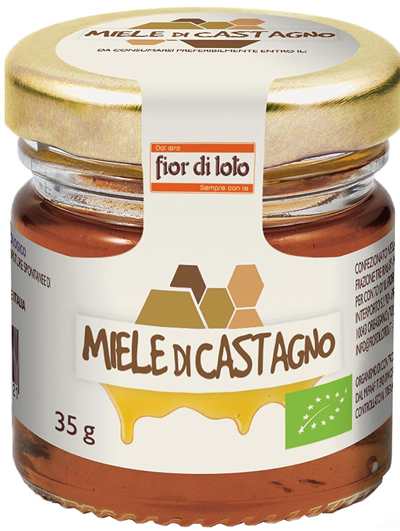 FIOR DI LOTO MINI MIELE DI CASTAGNO BIO 35 G