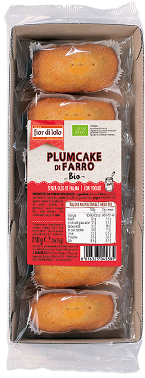 FIOR DI LOTO PLUMCAKE DI FARRO ALLO YOGURT 6 X 35 G