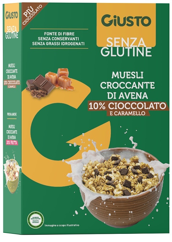 GIUSTO S/G MUESLI AVE/CIOC275G