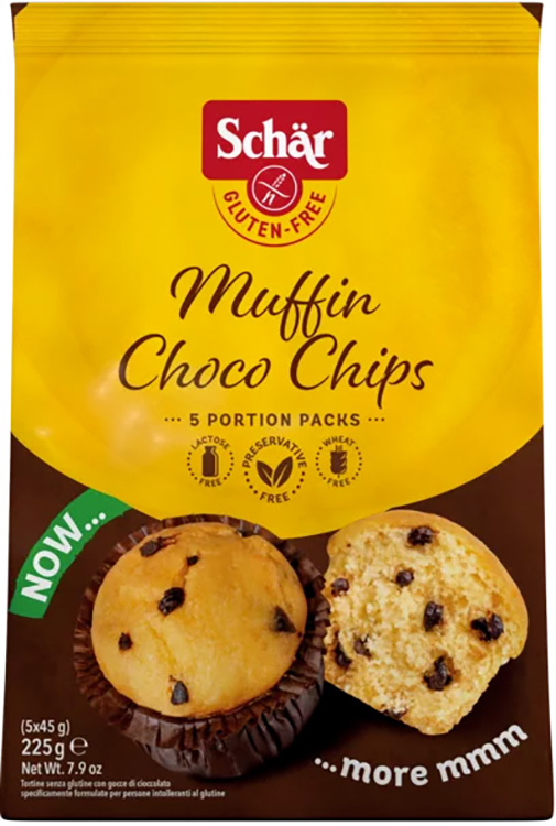 SCHAR MUFFIN CHOCO CHIP 225 G