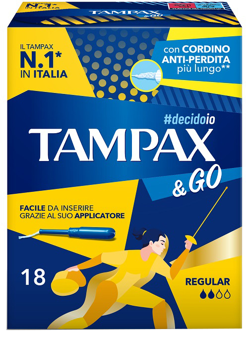 TAMPAX &GO REGULAR 18PZ
