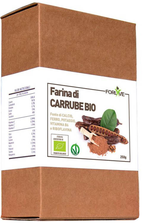FARINA DI CARRUBE BIO 250GR FO