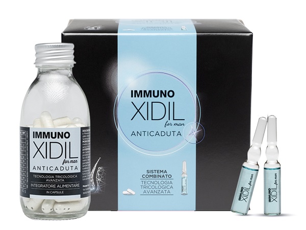 IMMUNOXIDIL UOMO KIT 60 CAPSULE + 15 FIALE